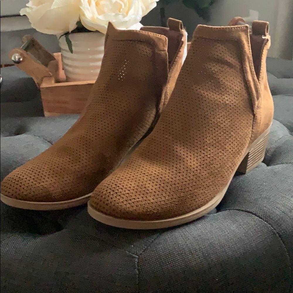 Brown booties